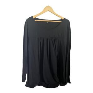 NWOT EMERY ROSE Long Sleeve Round Scoop Neck TShirt Ladies Size 1XL